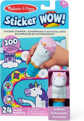 Melissa & Doug Sticker WOW!™ Activity Pad & Stamper: 300 Stickers