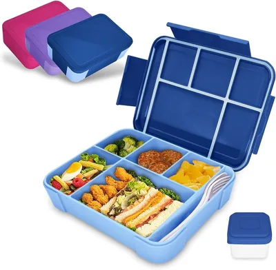 Lunch Box for Kids with Compartments, Bento Box, Leak-proof