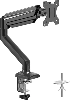 Suptek Monitor Arm, 5% Korting - Voor 13-32 Inch Schermen, VESA 75/100mm, Draaibaar 360°, Neerklapbaar en Verstelbaar