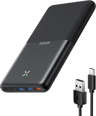Power Bank 30000 mAh VRURC 22.5 W Quick Charge Portatile, Batteria Esterna con USB C PD3.0 QC3.0