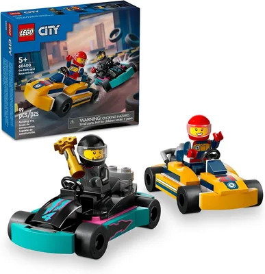 LEGO City Carros de Karting com Pilotos 60400 (99 Peças)
