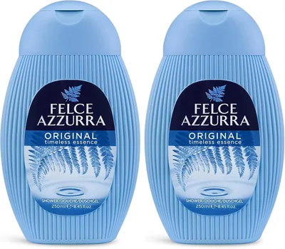 FELCE Azzurra Classico Duschbad 250 ml (Packung mit 2)