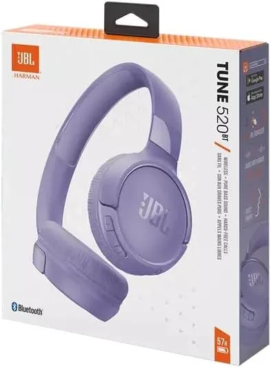 JBL TUNE 520BT Wireless Headphones Purple