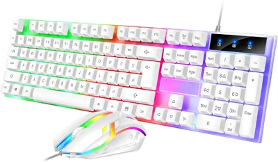 104 Keys RGB Gaming Keyboard & Mouse Combo Best Deal