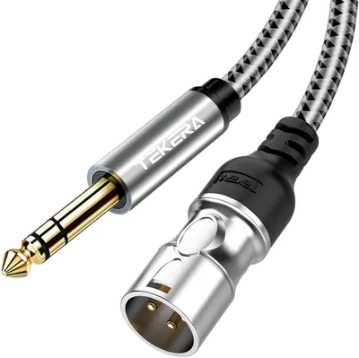 TRS 6.35mm to XLR Cable - 0.5m/1m/2m/3m/5m/10m Best Deal