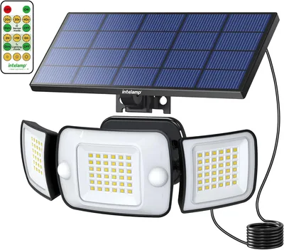 intelamp Solar Lights 3 Head Motion Sensor Best Deal