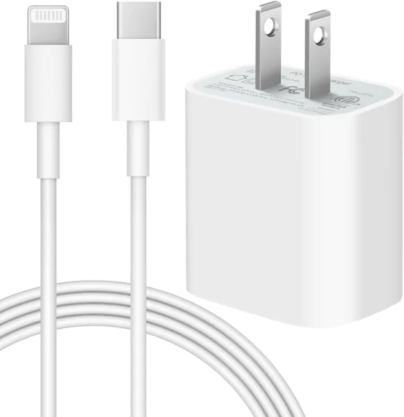 iPhone Charger, 20W PD Rapid Charging, MFi/PSE Certified