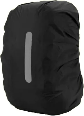 PINEPAN Regnskad för Rucksäk med Reflektiva Striper 15L-100L Vattenkraftig Rucksäck Regnskydd Skolräck För Hike Camp
