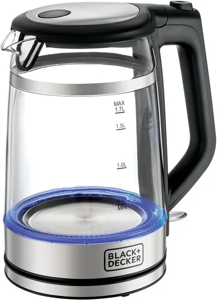 BLACK+DECKER Digital Kettle, 2200W, 1.7L, Touch Screen