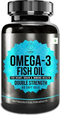 Noble Nature Omega-3 1000mg Fish Oil Softgels