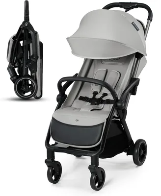 Kinderkraft APINO lätt vägen pram, reistroll, automatisk falting, BEST PRIS