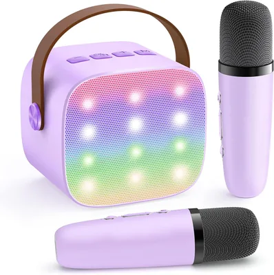 YLL Kids Karaoke Machine - Portable Speaker, 2 Microphones - Best Deal