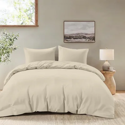 Dreamzie Ensemble de literie pour adultes avec 2 taies d'oreiller 65 x 65 cm Housse de couette 240 x 220 cm 100% microfibre, certifiée sans produits chimiques