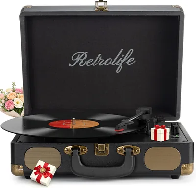 Retrolife Record Player 3-Speed 20% Off