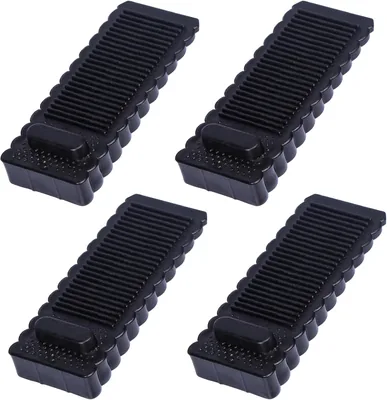 Alyvisun Door Stoppers 4Pcs Anti-Skid Rubber Wedges - Best Deal