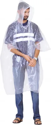 Transparent Poncho Rain Coat - Best Deal