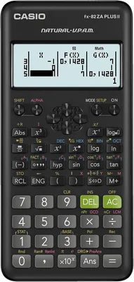 Casio FX-82ZA Plus II Scientific Calculator, Black