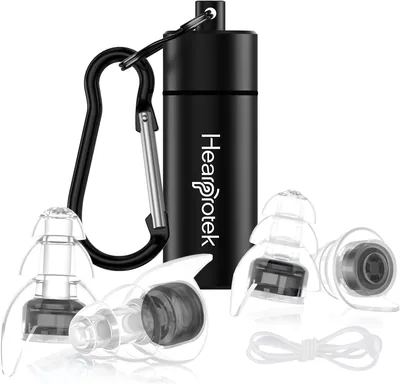 Hearprotek 2 Paires d'Embout de Concert pour Protection Auditive - Meilleur Prix