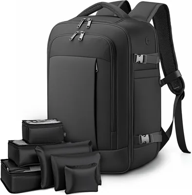 Mochila de Viaje para Avión Lekespring 40x20x25 (20L), con Compartimento Húmedo y 6 Bolsas Organizador - Negocios y Escuela - Oferta