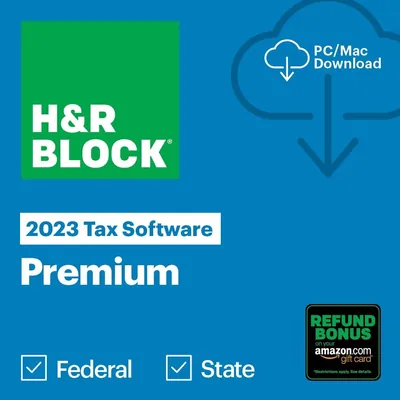 H&R Block Tax Software Premium 2023 - Best Deal