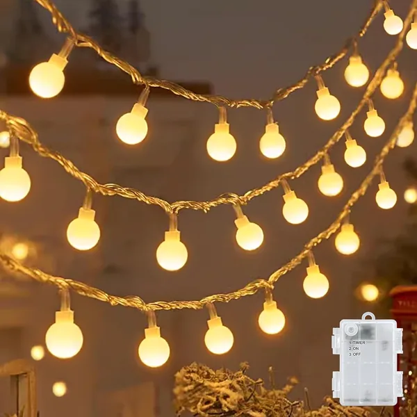 cshare LED Fairy Lights Globe Outdoor