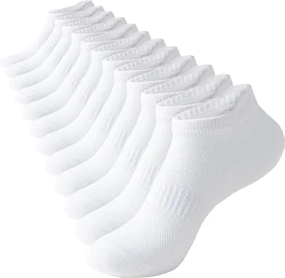 Ybaier 6 Pairs Ankle Socks Women Low Cut Sports No Show Socks Size 36-41