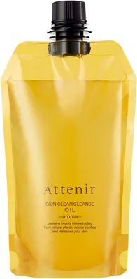 アテンイ スキンクリア クリーニングオイル、アロマタイプ、エコパック、11.8fl oz (350ml)、リフィル、メイクアップリムーバー（ノーダブル）、4.5/5星評価