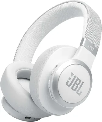 JBL Live 770 NC Wireless Headphones - White