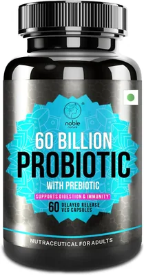Probiotic 60 Billion CFU Organic Prebiotics