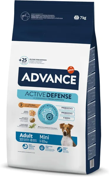 Comida para Perros Advance Mini Adulto con Pollo para Razas Pequeñas, 7 kg - Mejor Oferta
