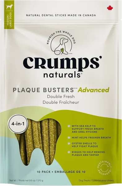 Crumps' Naturals Plaque Busters Advanced - Double Fresh Dental Sticks