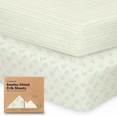 2-Pack Organic Crib Sheets - Neutral, Cotton, Best Deal