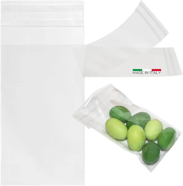 DecoraParty 100 Small Transparent Sachets for Confetti and Food