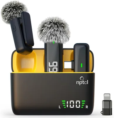 NPTCL Lavalier Mic iPhone iPad Android - Mini USB C