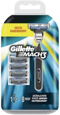 Gillette Mach3 Razor + 8 Blades Best Deal