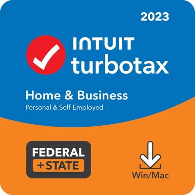 TurboTax Home & Business 2023 Tax Software PC/Mac Download Best Deal