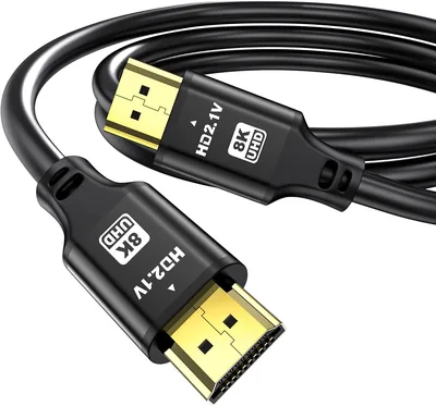 Charlore HDMI-Kabel 2 m (8K @ 60Hz, 48Gps, 4K @ 120Hz, 18Gps), Ultra High Speed, eARC, HDR10, HDCP 2.2/2.3