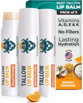 Tallowbourn Lip Balm 3pk - Sweet Orange Best Deal