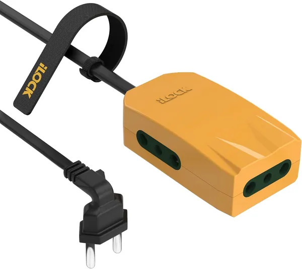 iLOCK Power Strip Mini Yellow 3m Pack of 1