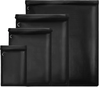 Faraday Bag 4 Pack - Signal Blocking Pouch for Electronics
