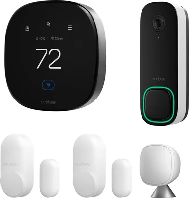 ecobee Smart Thermostat Premium Security Bundle