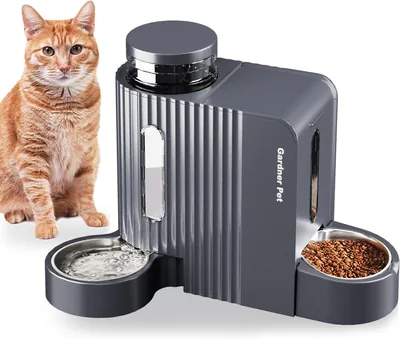 Dispenser automatique de nourriture et d'eau pour chat et chien 3x2 par Gardner Pet - 9% de réduction
