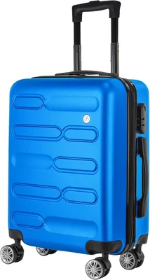 SA Products Cabin Suitcase - Carry On Luggage with Lock