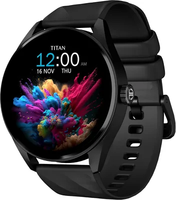 Titan Crest 143 Amoled Smart Watch With Bt Calling Ai Morning Briefs Functional