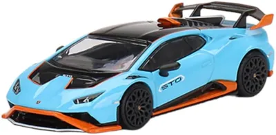 Dpower Lamborghini STO Blue Die-Cast Replica Car Model - Ultimate Collectible Super Car Toy