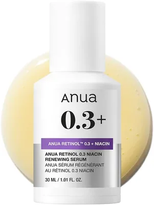 ANUA 0.3% レチノール+ニアシン シルム 30ml - 肌のキメ・保湿に。韓国コスメ