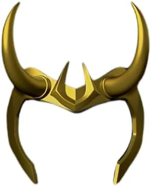 Casco Loki con Cuernos, Máscara de Dios Nórdico Loki para Halloween