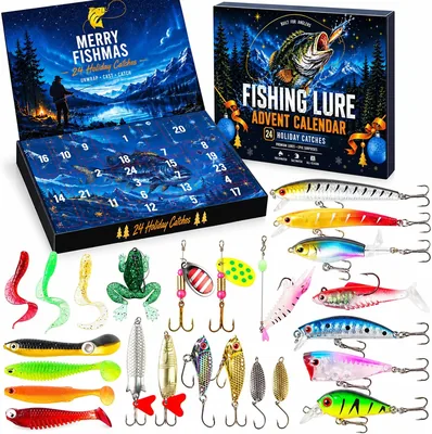 Fishing Advent Calendar 2026 - 24 Lure Countdown