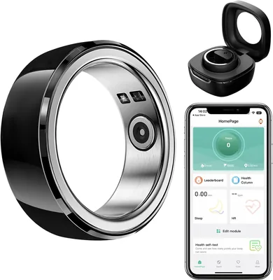 Fourmor Health Ring EDMeter Smart Ring with Charging Case