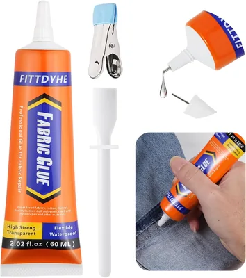 Fabric Glue - 60ml Washable Clear